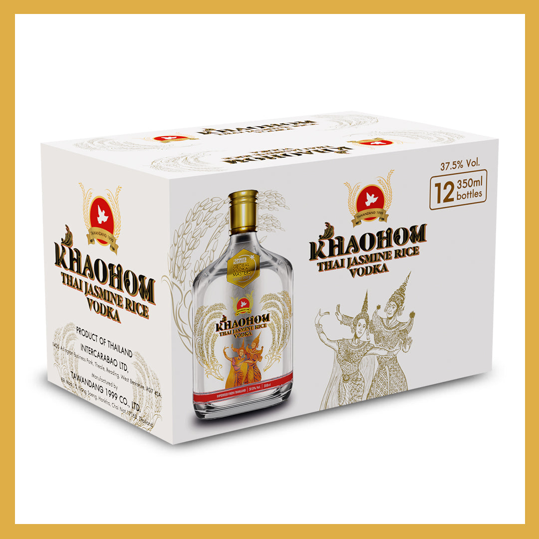 Khaohom Vodka 350ml 12-pack (12 x 350ml Bottle)