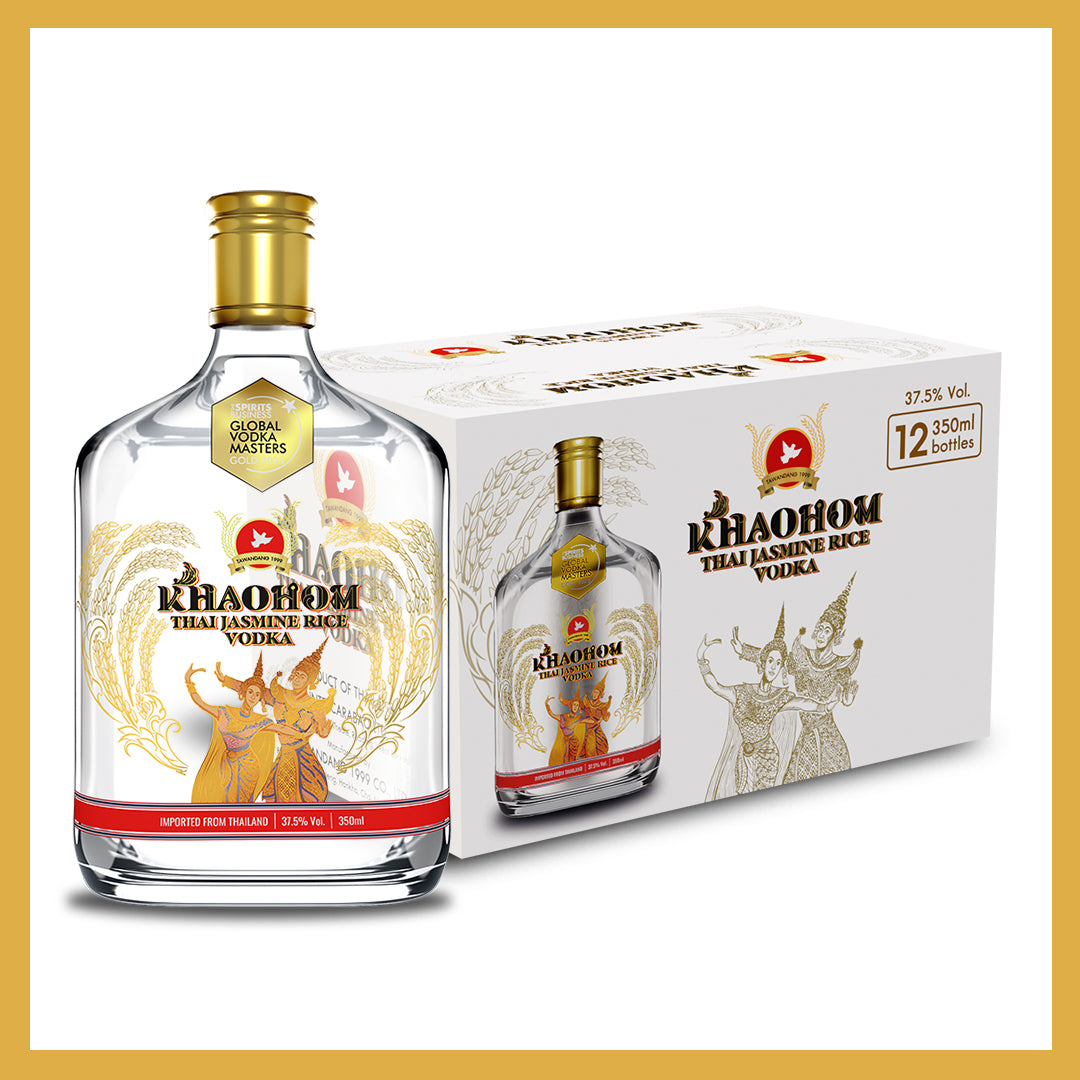 Khaohom Vodka 350ml 12-pack (12 x 350ml Bottle)